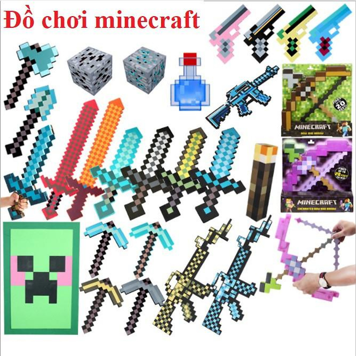 Mua Đồ chơi trong game Minecraft giá rẻ cực đẹp ( Vu khí, Nhồi ...