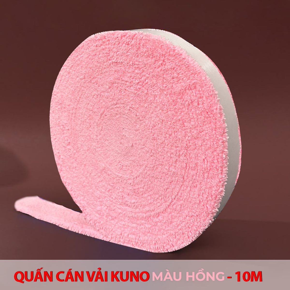 Quấn Cán Vải Cầu Lông Bám Tay, Siêu Êm, Thấm Hút Mô Hôi Cao Cấp, Dài 10m