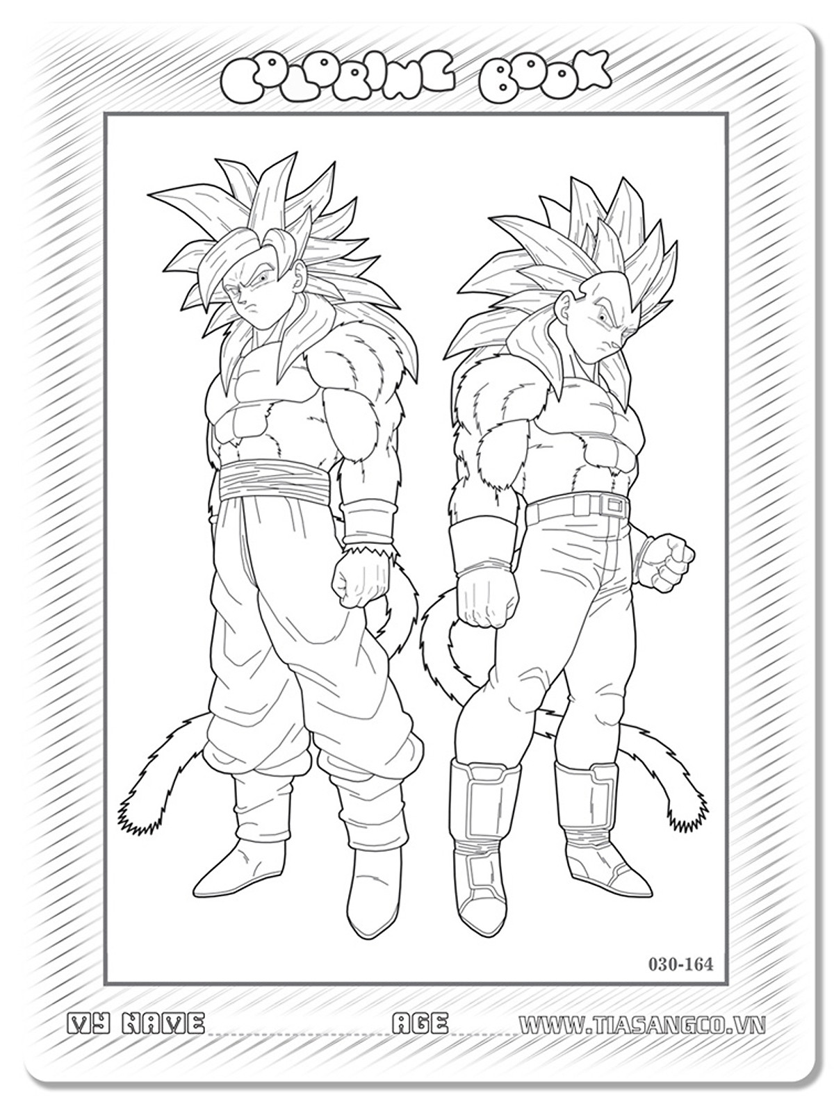 Game Tô màu Songoku  Game Vui