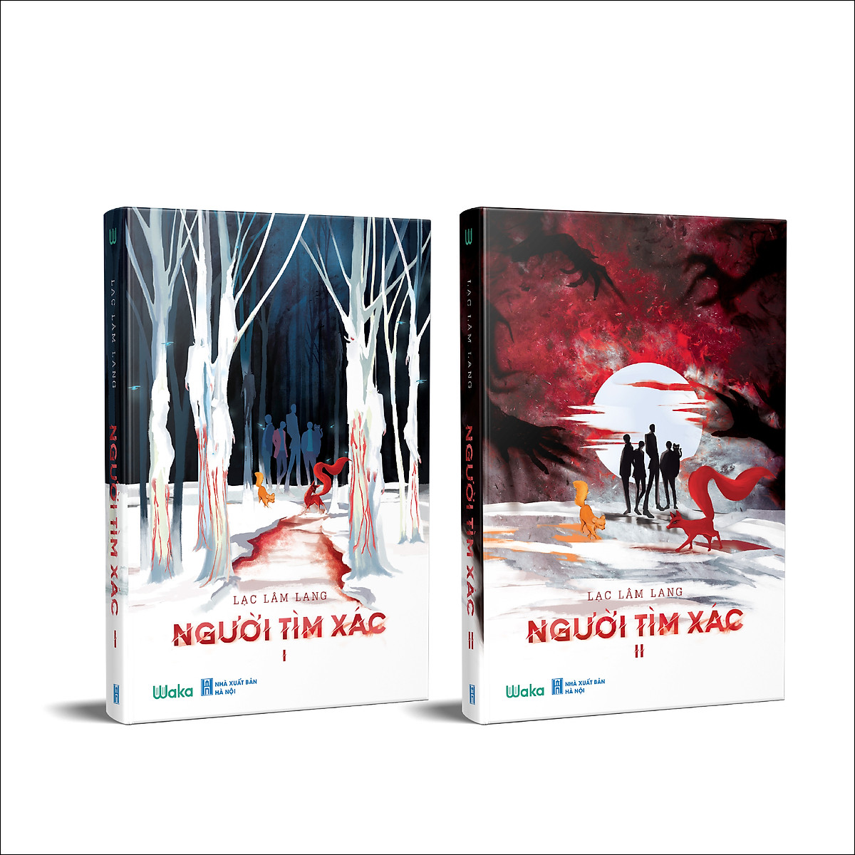 Sách Người Tìm Xác tập 1+2 - Tặng vòng tay Hồ ly số lượng có hạn - Truyện trinh thám, linh dị