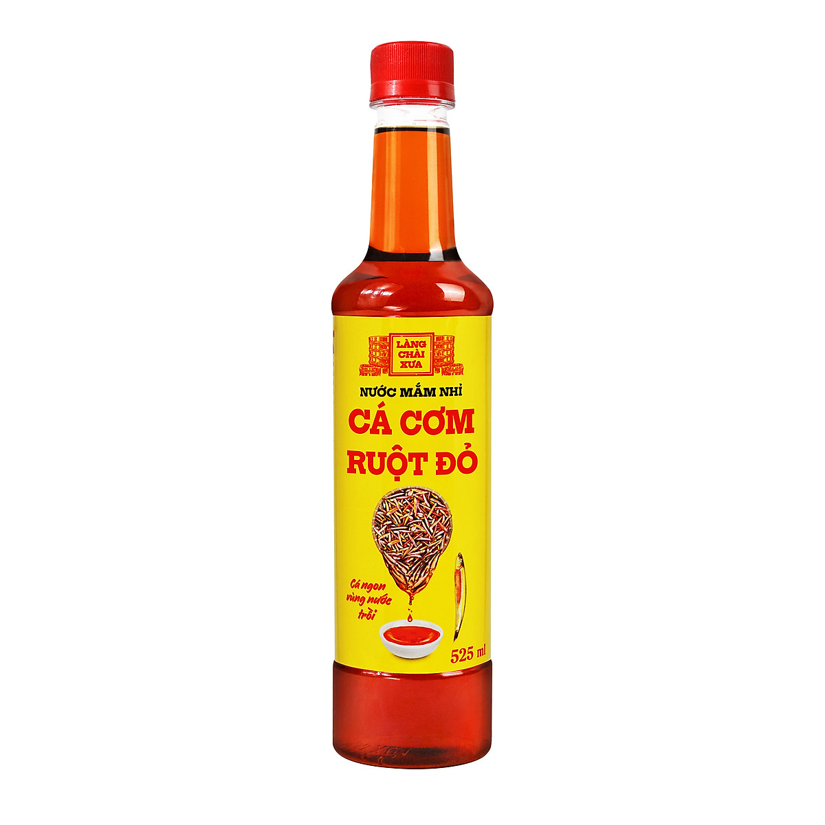 Đặc Sản Phan Thiết - [Combo 3 Chai] Nước Mắm Nhỉ Làng Chài Xưa Cá Cơm Than, Tôm Biển, Cá Cơm Ruột Đỏ 525Ml/Chai Nhựa Cao Cấp, Tiết Kiệm