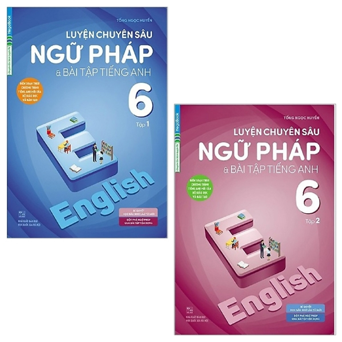 Combo Luyện Chuyên Sâu Ngữ Pháp Và Bài Tập Tiếng Anh 6: Tập 1 Và 2 (Chương Trình Mới) (Bộ 2 Tập)