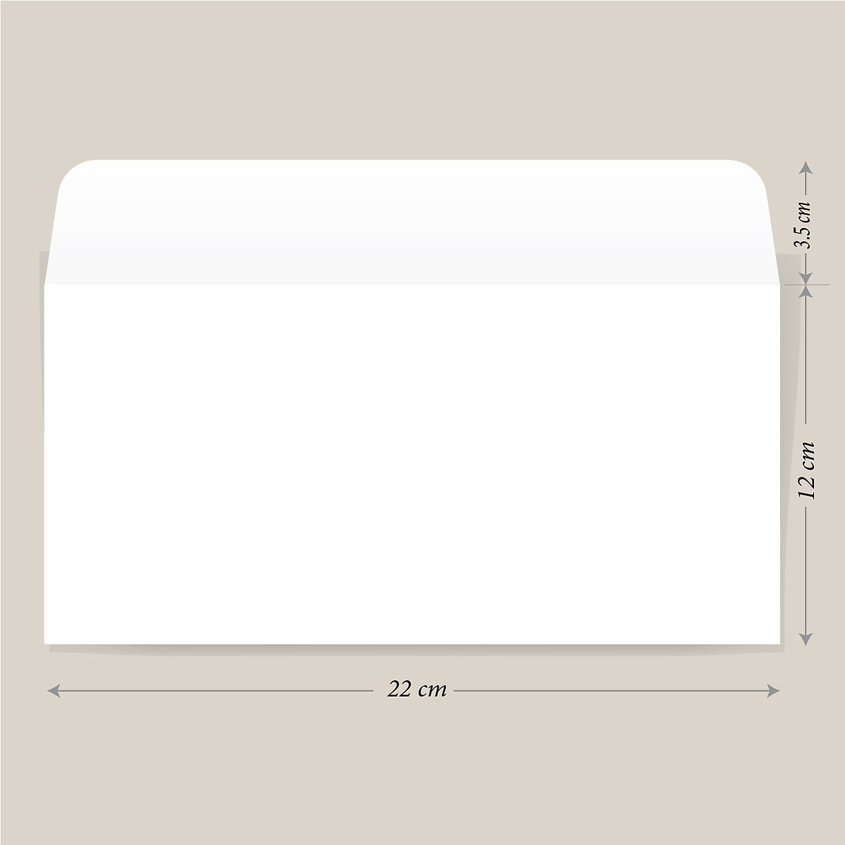 Bao thư trắng giấy dày 12 x 22 cm (xấp 100 cái) - Dụng cụ văn ...