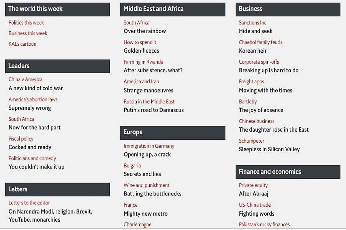 The Economist: A New Kind of Cold War - 20.19