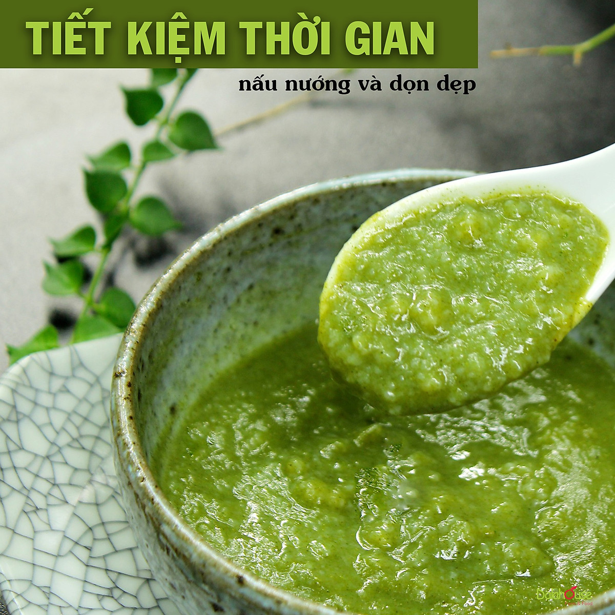 Bột Diếp Cá hữu cơ nguyên chất sấy lạnh Dalahouse - Hộp 20 gói nhỏ 3gr định lượng sẵn cho 1 lần sử dụng - Mát Gan, ngừa mụn, ngừa trĩ và táo bón. Hỗ trợ bảo vệ Phổi