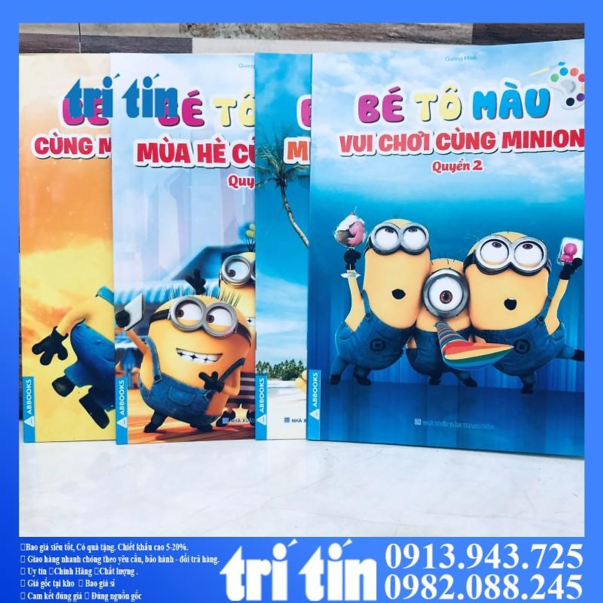 Tranh tô màu Minion cho bé  Trung Tâm Đào Tạo Việt Á