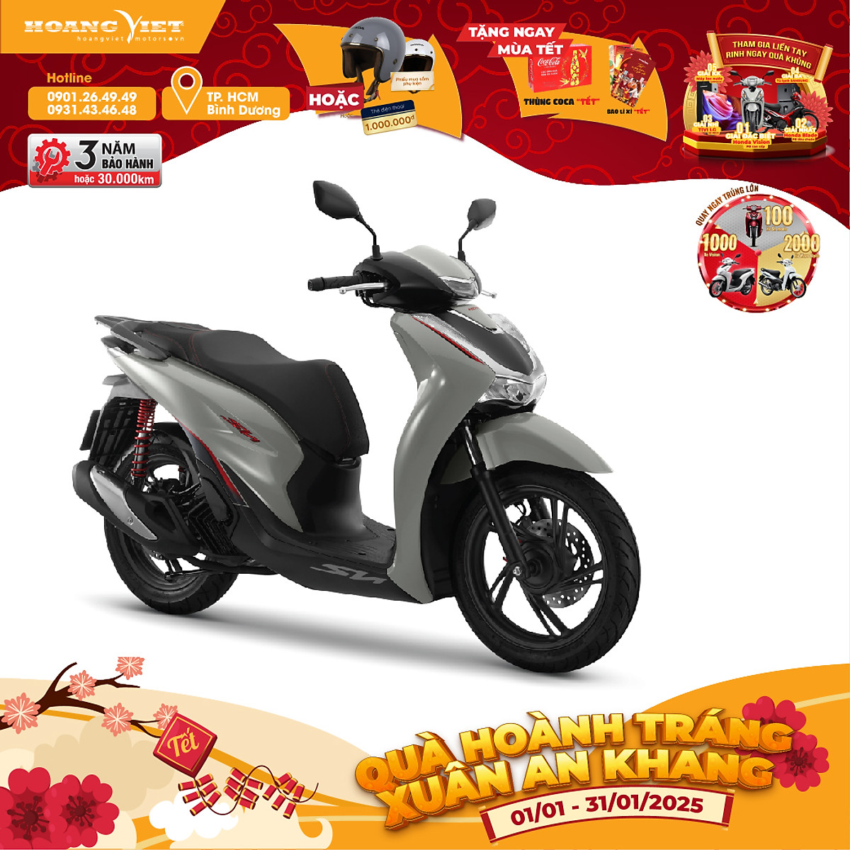 Xe Máy Honda SH 125i 2024 - Phiên Bản Thể Thao