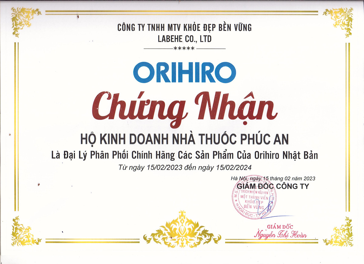 Trà Genpi giúp giảm cân, tan mỡ bụng Orihiro Nhật Bản - túi 60 gói
