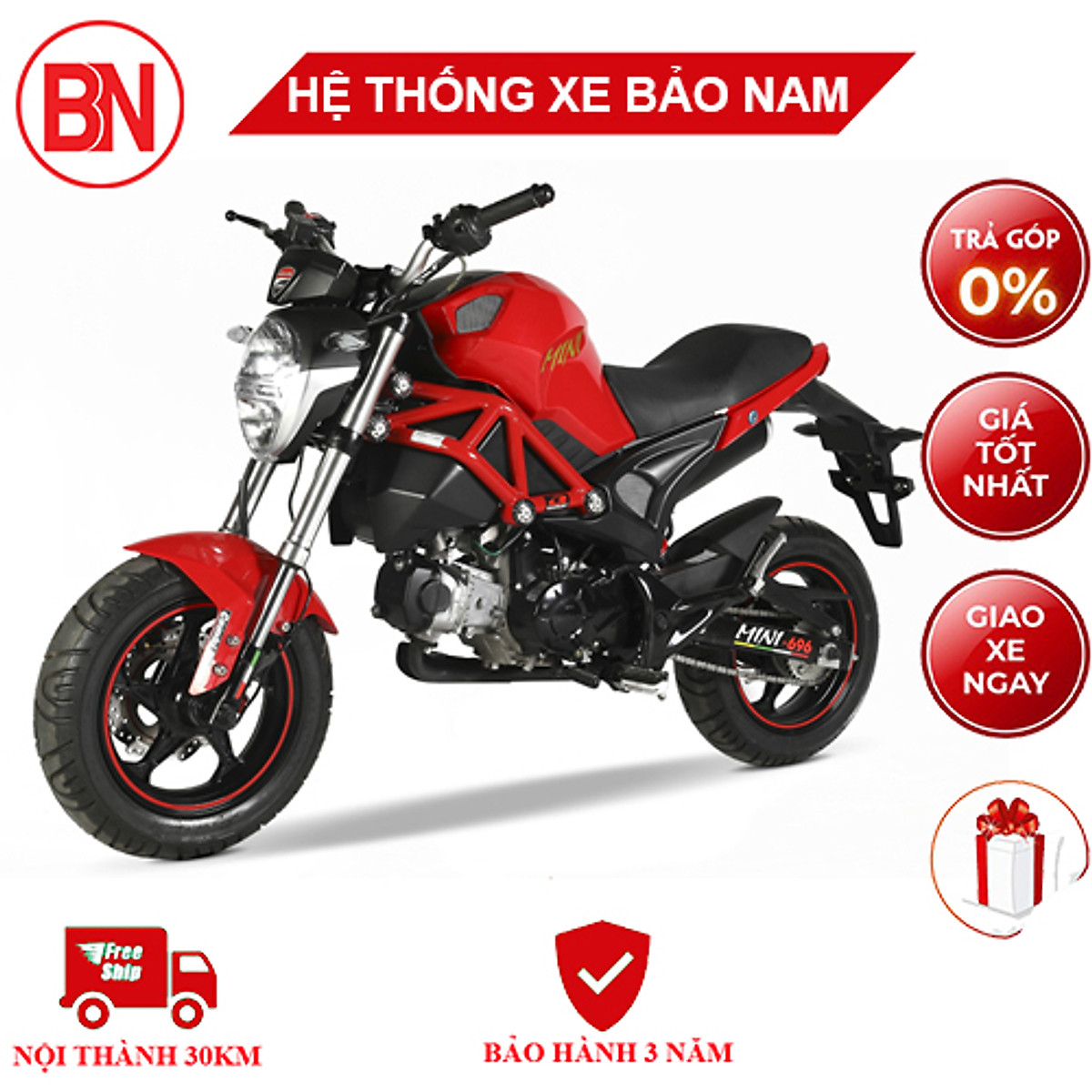 Xôn xao trước Ducati mini Demon 150GR giá ngang Honda Winner   CafeAutoVn