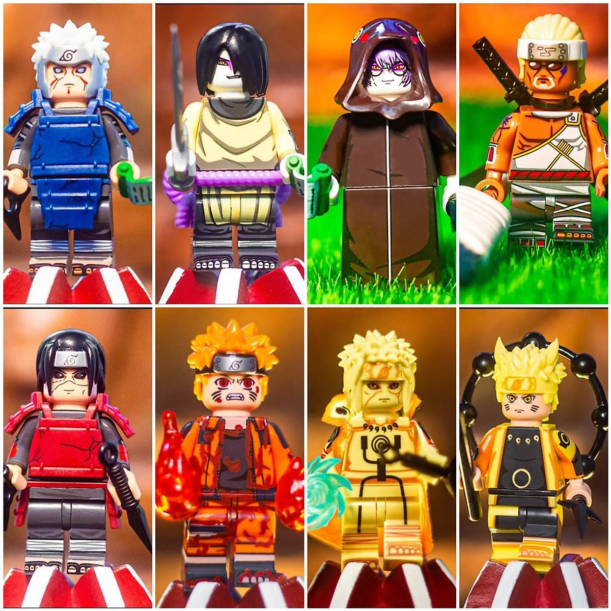 Mô Hình Chibi Naruto Sasuke Kakashi Madara Orochimaru Hashirama  Lazadavn