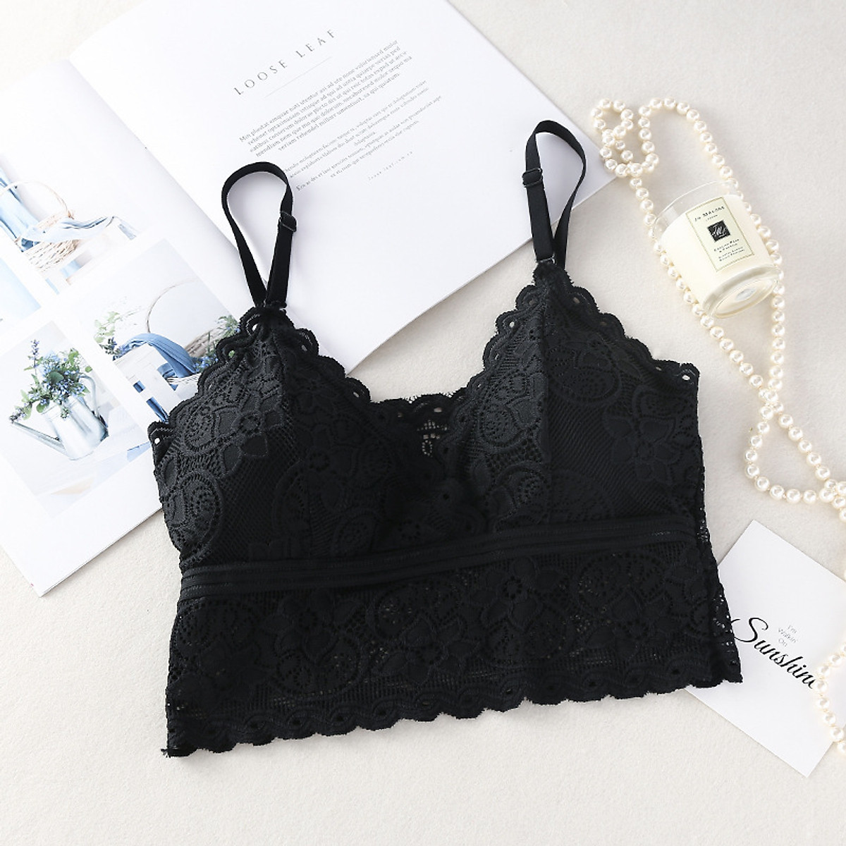 Áo bra/ ngực 2 dây, mút mỏng dáng croptop sexy cho nữ LYEA019 Áo Bra/ Ngực 2 Dây, Mút Mỏng Dáng Croptop Sexy Cho Nữ Lyea019