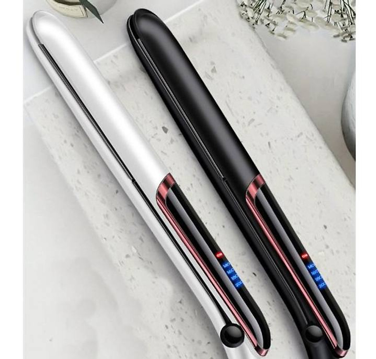 Máy UỐN, ÉP, LÀ Tóc Đa Năng 3 Trong 1 Cao Cấp Sang Trọng Kiểu Hàn Quốc - Kết Hợp Duỗi, Uốn, Tạo Kiểu Tóc Thông Minh – Dùng Cho Salon Tóc & Tại Nhà – Chính Hãng VinBuy (Tùy Chọn 2 Màu Trắng Đen)