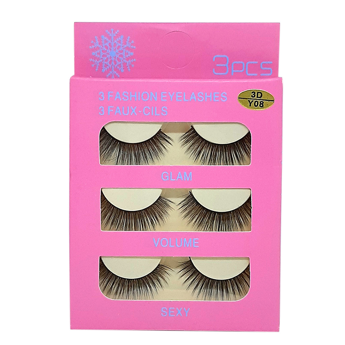 Mi giả 3 Fashion Eyelashes 3 Faux - Cils (kiểu mi 3D/Y08) - Lông ...