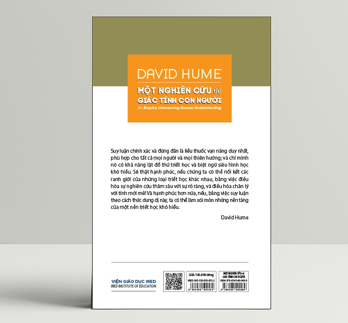 Một Nghiên Cứu Về Giác Tính Con Người (An Enquiry Concerning Human Understanding) - David Hume - IRED Books