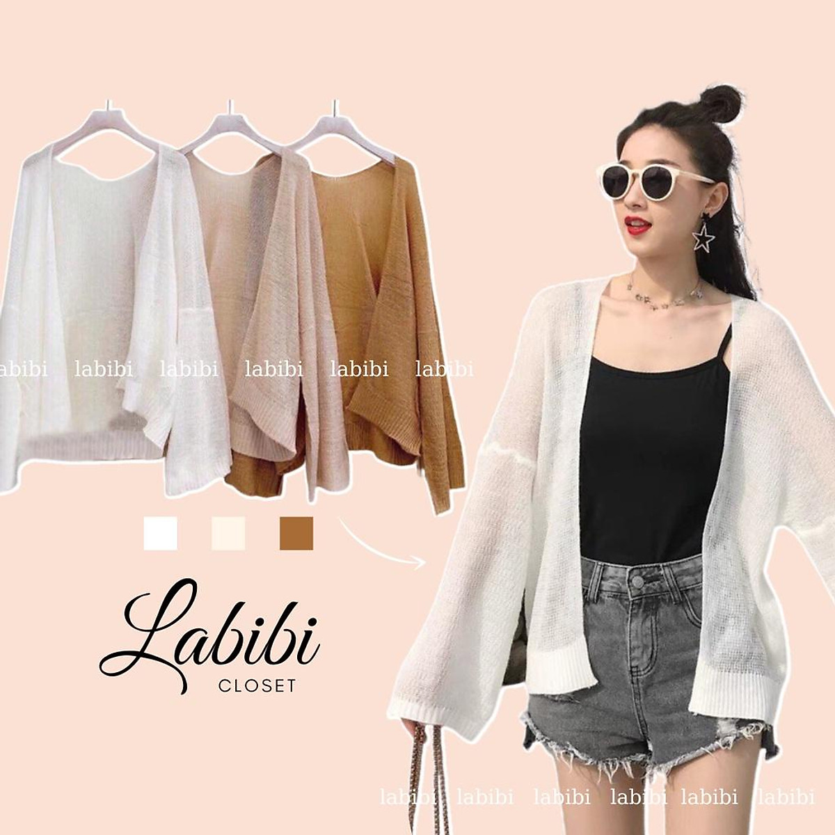 Áo Khoác Cardigan Len Mỏng Cho Nữ Phong Cách Ulzzang Phù Hợp Đi Đà Lạt, Dạo Áo Khoác Cardigan Len Mỏng Cho Nữ Phong Cách Ulzzang Phù Hợp Đi Đà Lạt, Dạo