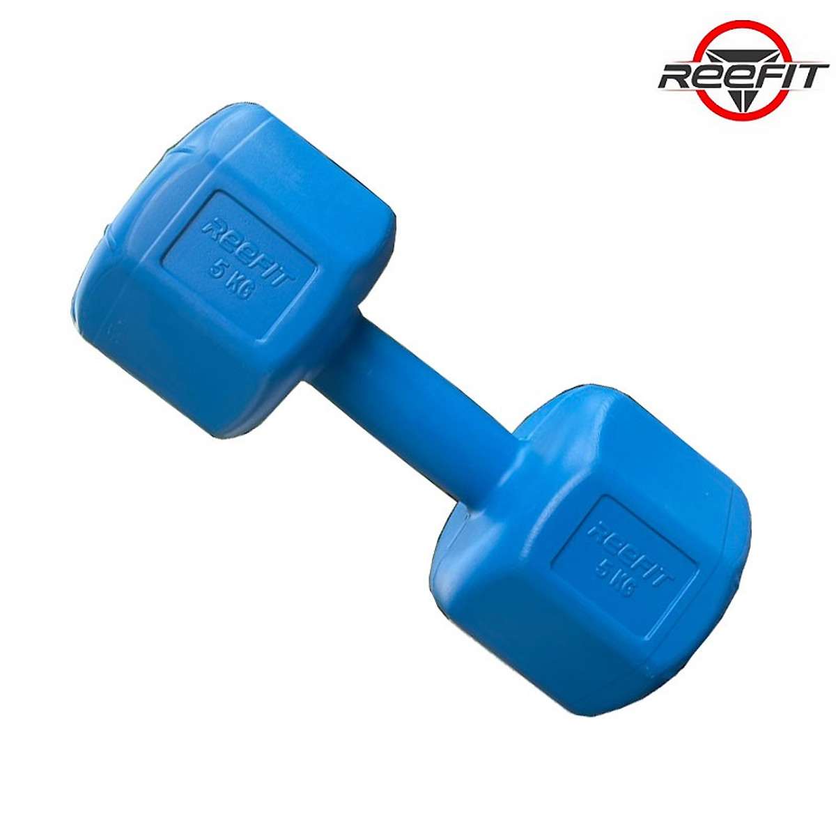Bộ 2 Tạ Tay Nhựa Bát Giác 5kg REEFIT (2 tạ 5kg, tổng 10kg)