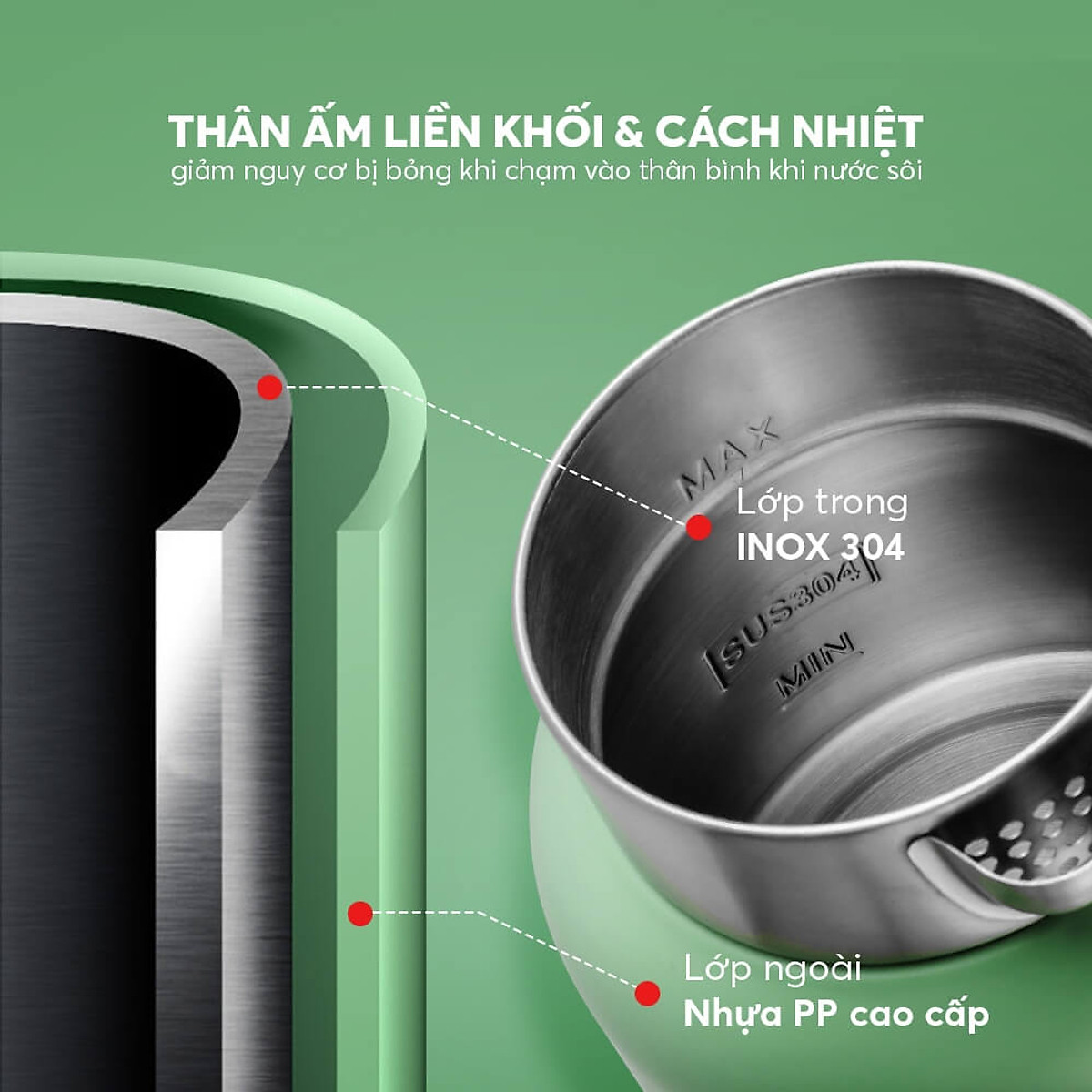 Ấm siêu tốc Elmich KEE 8456 - Hàng chính hãng