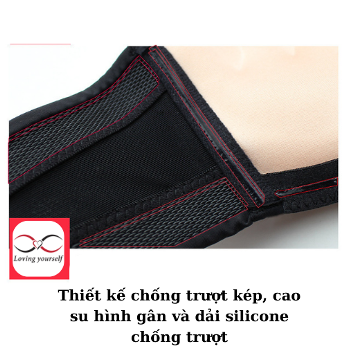 Mua Áo Cúp Ngực, Áo ngực, Áo Quây Chống Tụt Không Dây Nâng Đẩy Ngực Quyến rũ LYEA038 - Đen - 32/70A tại Loving Yourself Mua Áo Cúp Ngực, Áo Ngực, Áo Quây Chống Tụt Không Dây Nâng Đẩy Ngực Quyến Rũ Lyea038 - Đen - 32/70A Tại Loving Yourself