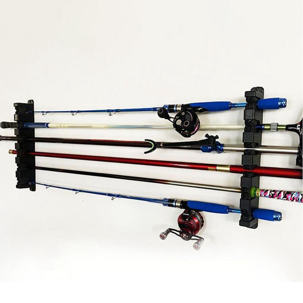 Horizontal Mount Fishing Rod Holders Shed Red Phụ kiện thể thao, dã ngoại