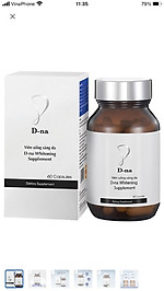 Mua Viên uống sáng da glutathione D-na Whitening Supplement (60 Viên)