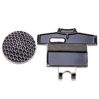 Sturdy Dolphin Pattern Hat Clip Golf Ball Marker Fit For Cap Visor