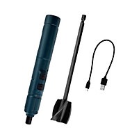 Electric Tumbler Stirrer, Handheld Mini Mixer Battery Operated Stirring Mixing for DIY Glitter Tumbler Cups | Harfington, Black / 1Pcs