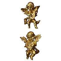 Mua 2pcs Angel Statue Cherub Wall Sculpture Collectible for Home ...