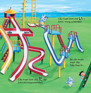 Sách Ehon Nhật Bản - Cầu Trượt Thật Dài