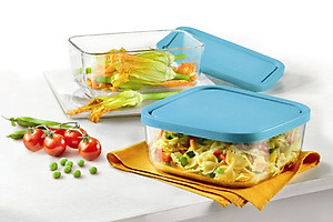 Hộp Thủy Tinh Vuông Frigoverre 10 Bormioli Rocco 335190MA2321990 (240ml)