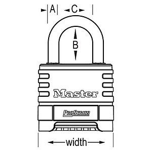 Khóa Móc Mở Số Master 1175