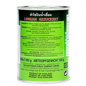 Trái Nhãn Ngâm Đường Aroy-D 565g