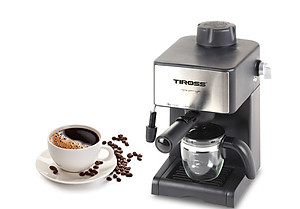 Máy Pha Cà Phê Espresso Tiross TS-621 (4 bar) - Hàng Chính Hãng