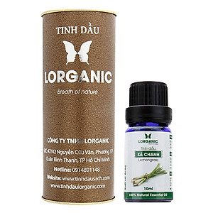 Tinh Dầu Sả Chanh Lorganic Hương Thơm Thiền  (10ml)