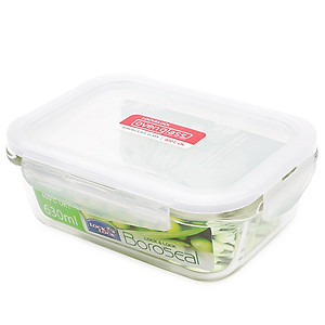 Hộp Thủy Tinh Chịu Nhiệt Glass Euro Lock&Lock-LLG428 175x130x64mm - 630Ml