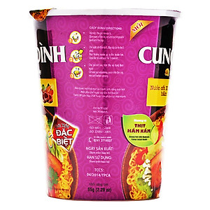 Thùng 24 Ly Mì Khoai Tây Cung Đình Hương Vị Thịt Hầm Nấm