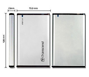 HDD Box 2,5" Transcend StoreJet 25S3 USB3.0 - Hàng chính hãng