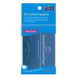 Combo 3 Giấy Thấm Dầu Mayan Than Hoạt Tính (100 Tờ)