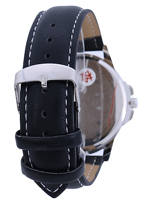 Đồng Hồ Nam Dây Da Yazole 332 (45mm) - Đen