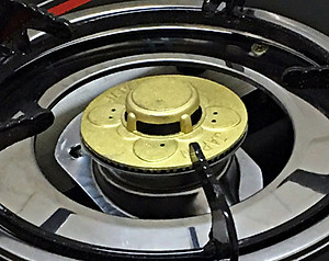 Bếp gas đơn mặt kính chén nhôm Fujishi FR-268N - Kính xanh - Hàng chính hãng