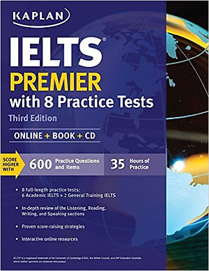 Ielts Premier: Online + Book + CD (Kaplan Test Prep)