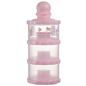 Hộp Chia Sữa 3 Ngăn KuKu Duckbill - Nhựa PP Cao Cấp