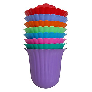 Combo 5 Chậu Ốp Tường Hoa Sọc Hải Đăng CH5-02