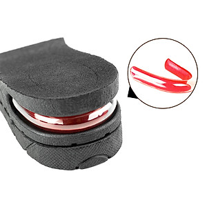 Lót Giày Tăng Chiều Cao Không Khí Nửa Bàn 2 Lớp Winwinshop88 (5cm) - Đen