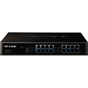 TP-Link  TL-SG1016D - Switch Lắp Tủ/Để bàn 16 Cổng Tốc Độ Gigabit - Hàng Chính Hãng
