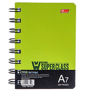 Sổ Lò Xo Grand A7 240 Trang Bìa Giấy