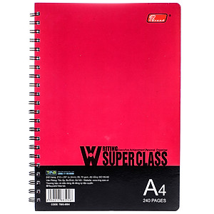 Sổ Lò Xo Grand A4 240 Trang Bìa Giấy