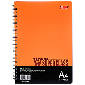 Sổ Lò Xo Grand A4 240 Trang Bìa Giấy