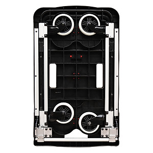Xe đẩy hàng 4 bánh Nikawa FWS-100F, tải trọng 150kg, màu đen