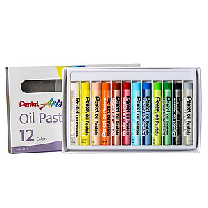Sáp Dầu Pentel 12 Màu - PHN-12