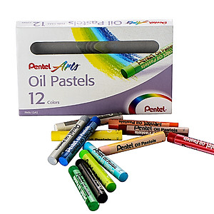 Sáp Dầu Pentel 12 Màu - PHN-12